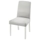 BERGMUND Chair, white/Orrsta light grey