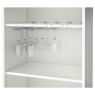 BESTÅ Glass rack, chrome-plated