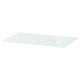 Option: BESTÅ Top panel, glass white/light green, 60x40 cm