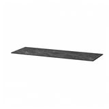 BESTÅ Top panel, marble effect/black, 120x42 cm