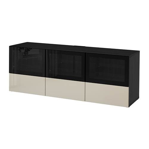 Besta Tv Bench With Doors And Drawers Ikea