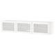 BESTÅ TV bench with doors, white/Mörtviken white, 180x42x38 cm