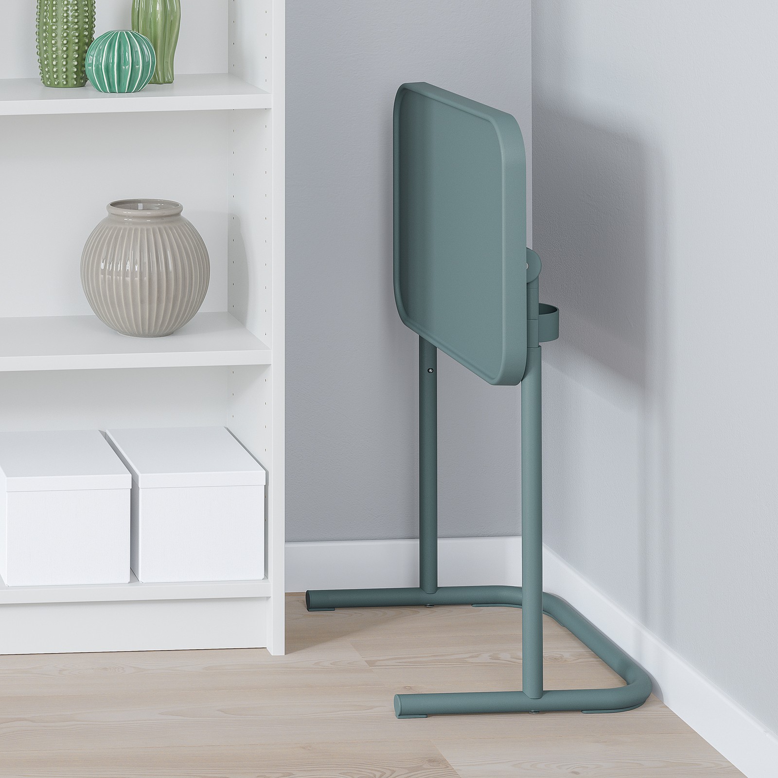 BJÖRKÅSEN Laptop stand, turquoise IKEA