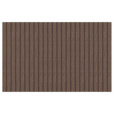 BJÖRKÖVIKEN Door/drawer front, brown stained oak veneer, 60x38 cm