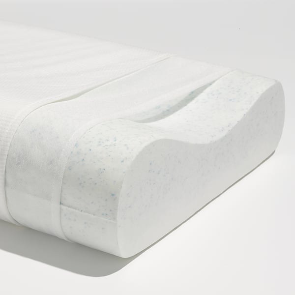 BJÖRKPYROLA Ergonomic pillow, side/back sleeper, 33x50 cm