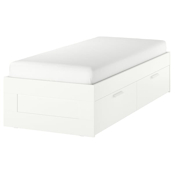 brimnes bed frame with storage white 120x200 cm ikea brimnes bed frame with storage white 120x200 cm ikea