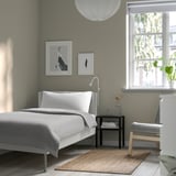 BRUKSVARA Bed frame, white, 90x200 cm