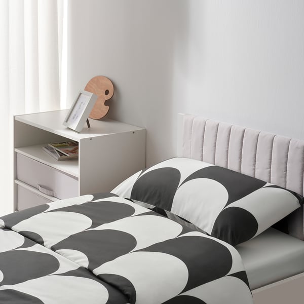 BRUKSVARA Bed frame, white, 120x200 cm