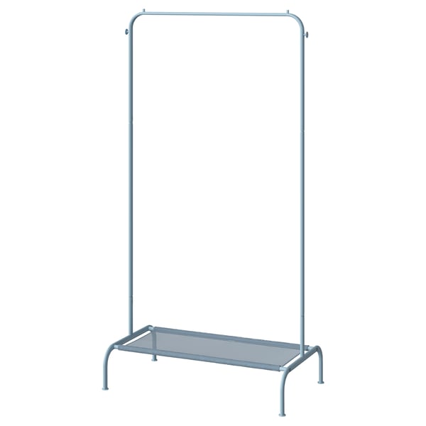 BRUKSVARA Clothes rack, blue, 78x147 cm