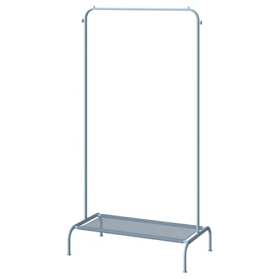 BRUKSVARA Clothes rack, blue, 78x147 cm