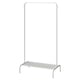 BRUKSVARA Clothes rack, white, 78x147 cm