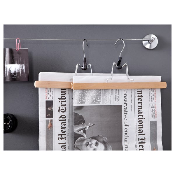 BUMERANG Natural Wooden Hanger - Popular & Stylish - IKEA