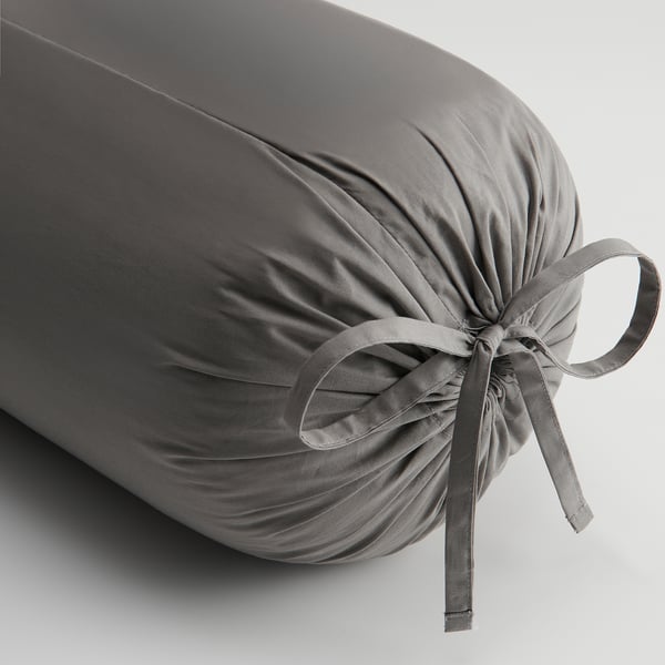 DVALA Bolster case, grey, 38x110 cm