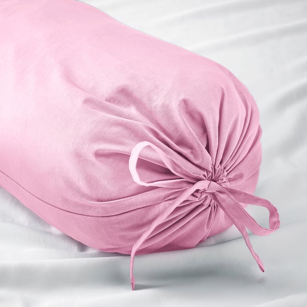 DVALA Bolster case, pink, 38x110 cm