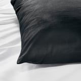 DVALA Pillowcase, black, 50x80 cm