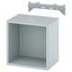 EKET Wall-mounted shelving unit, light grey-blue, 35x25x35 cm