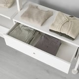 ELVARLI Drawer, white, 80x36 cm