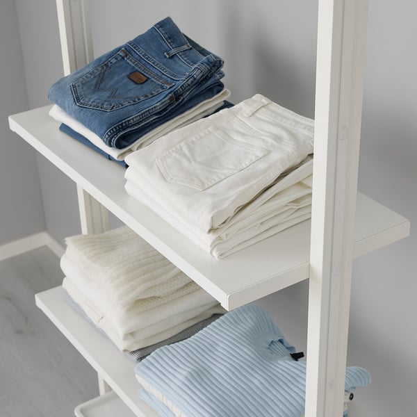 ELVARLI Shelf, white, 80x36 cm