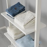 ELVARLI Shelf, white, 80x36 cm