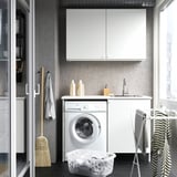 ENHET Laundry, white, 139x63.5x87.5 cm