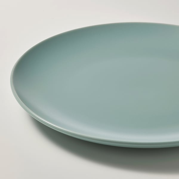 FÄRGKLAR 10-piece service, matt light turquoise
