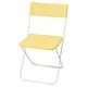FEJAN Chair, outdoor, foldable yellow