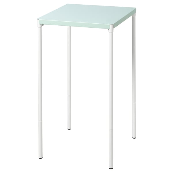 FEJAN Table, outdoor, light green, 50x44 cm