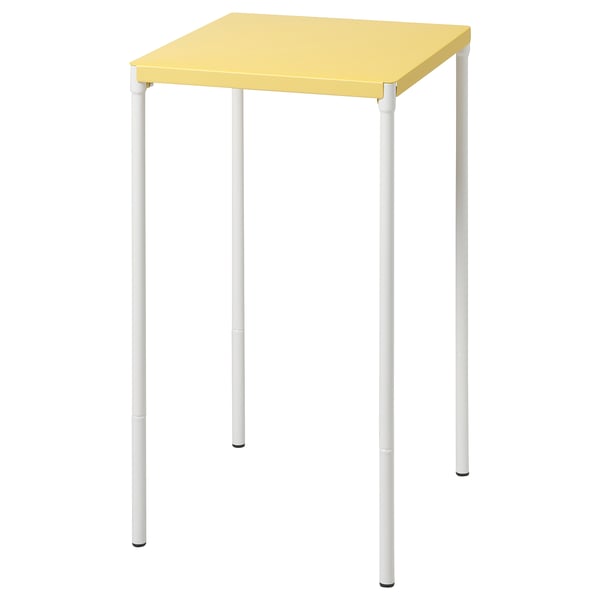 FEJAN Table, outdoor, yellow, 50x44 cm