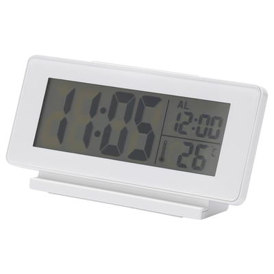FILMIS Clock/thermometer/alarm, white