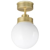 FRIHULT Ceiling lamp, brass-colour