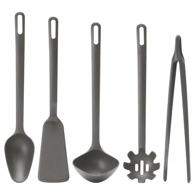 GNARP 3-piece kitchen utensil set, black - IKEA