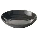 GLADELIG Deep plate, dark grey, 21 cm