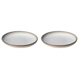 GLADELIG Plate, grey, 10 cm