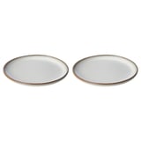 GLADELIG Plate, grey, 15 cm