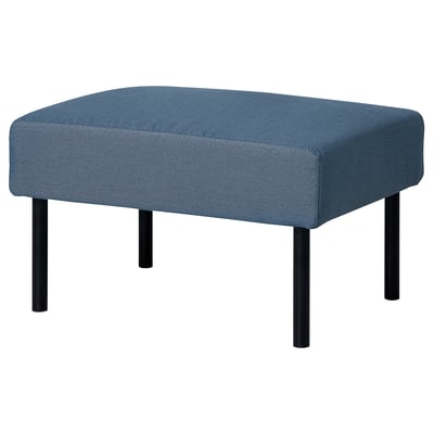 GLOSTAD Footstool, Knisa medium blue