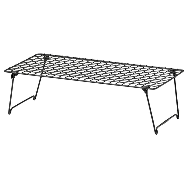 GREJIG Shoe rack, grey, 58x27x17 cm