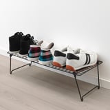 GREJIG Shoe rack, grey, 58x27x17 cm