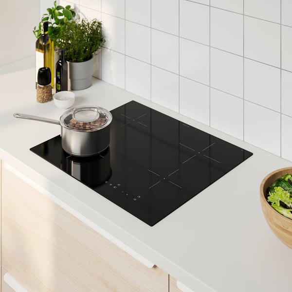 GRUNDAD Induction hob, IKEA 300 black, 59 cm