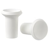 GUBBARP Knob, white, 21 mm