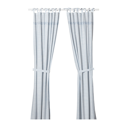 Gulsparv Curtains With Tie Backs 1 Pair Ikea