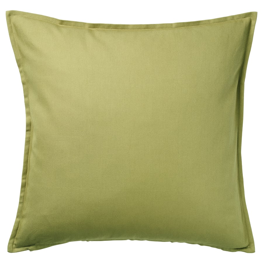 GURLI Cushion cover, olivegreen, 50x50 cm IKEA