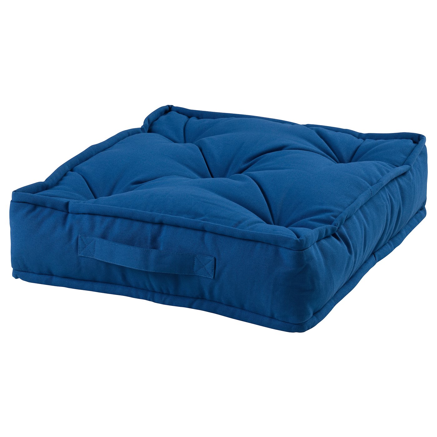 GURLI floor cushion, blue, 45x45x10 cm IKEA