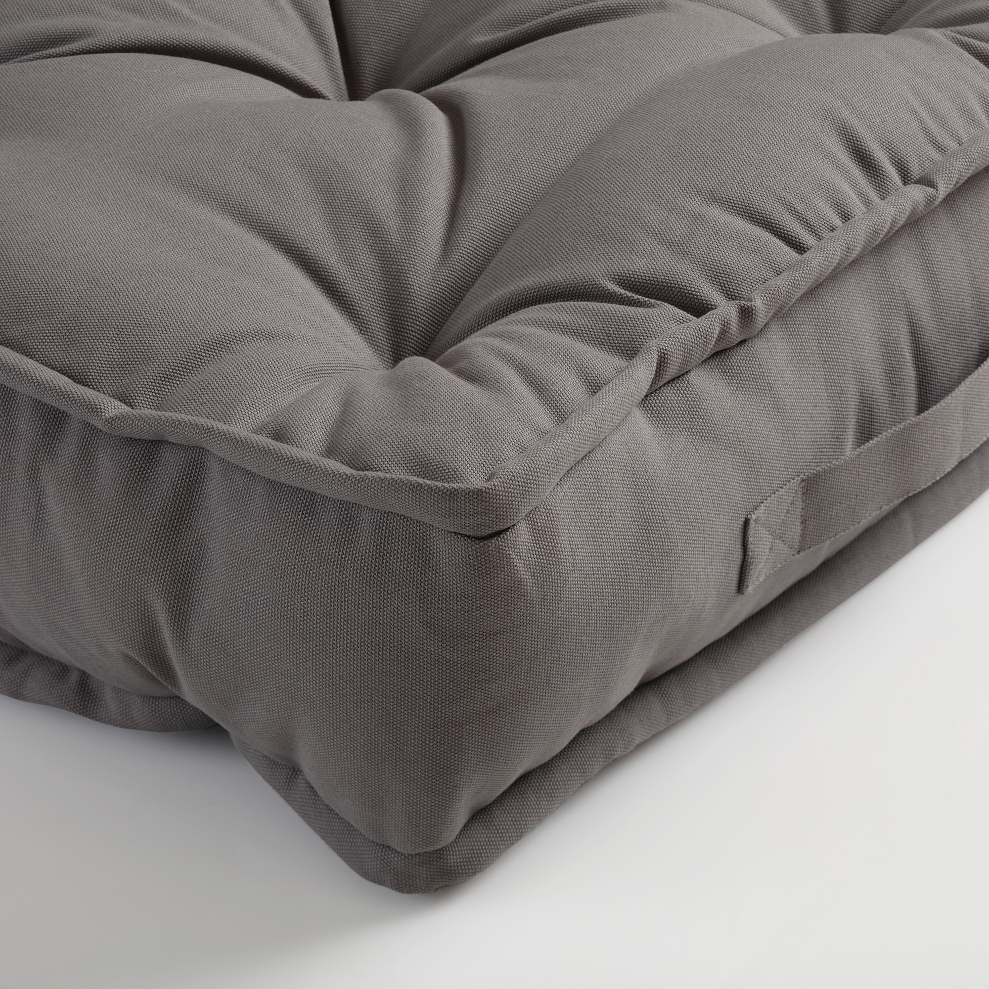 GURLI Floor cushion, grey, 45x45x10 cm IKEA