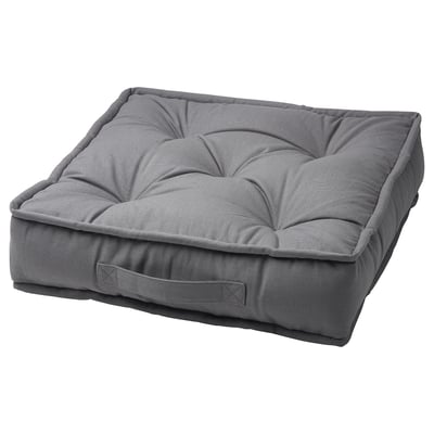 GURLI Floor cushion, grey, 45x45x10 cm