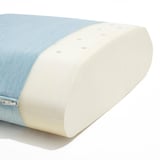 HÅRGÄNGEL Ergonomic pillow, side/back sleeper, light blue, 41x71 cm