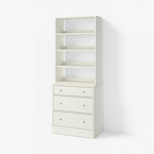 HAVSTA Storage combination, white, 81x47x212 cm