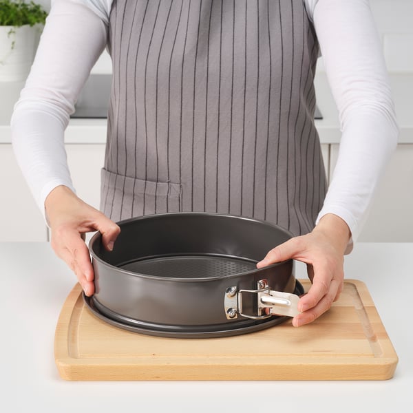 HEMMABAK Springform pan, grey, 27 cm