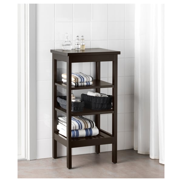 HEMNES Shelving unit blackbrown stain IKEA