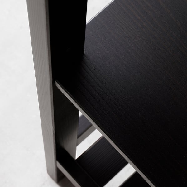 HEMNES Shelving unit blackbrown stain IKEA