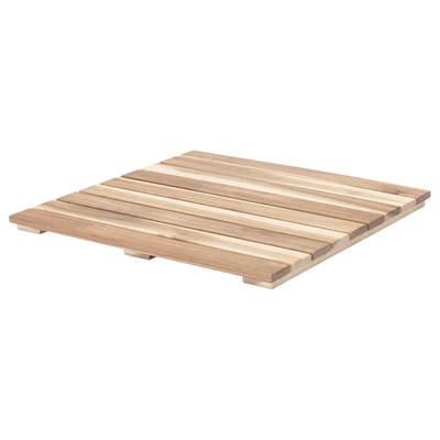 HYLLEN Floor decking, acacia, 45x45 cm